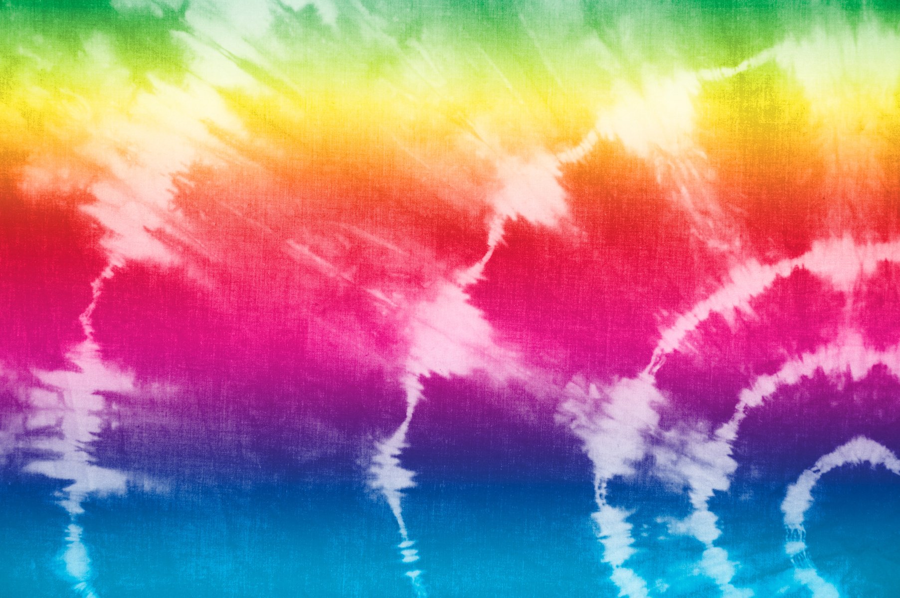 Rainbow Tie Dye Fabric